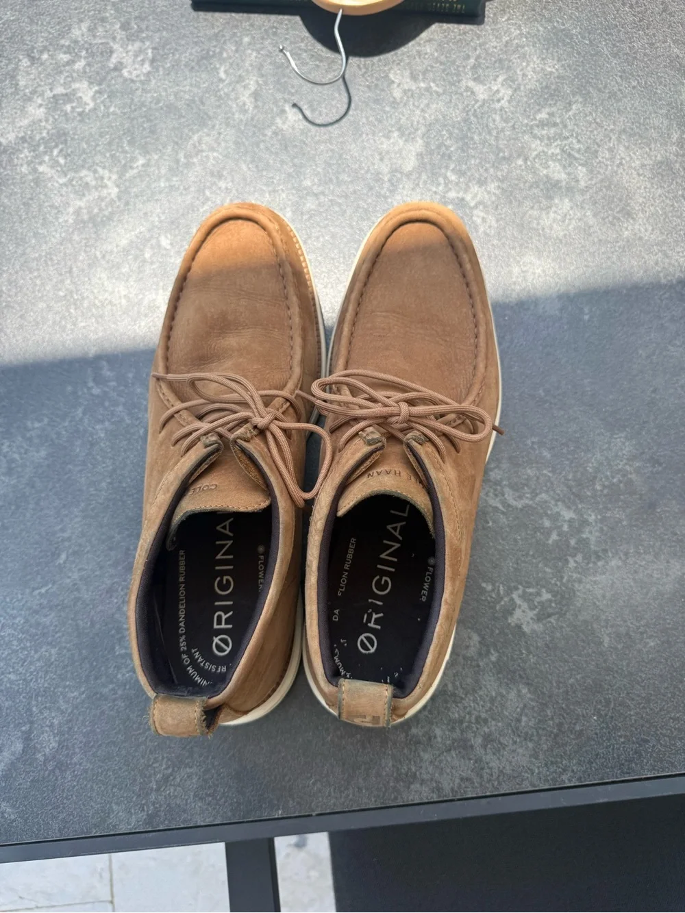 Cole Haan Tan/Brown Nubuck Chukka Boots